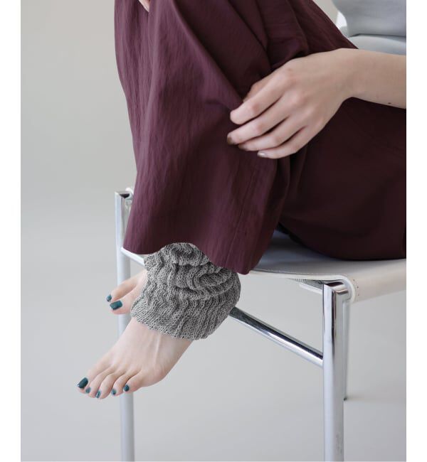 EMILYWEEK「【追加】シルクレッグウォーマー」|レッグウォーマー|