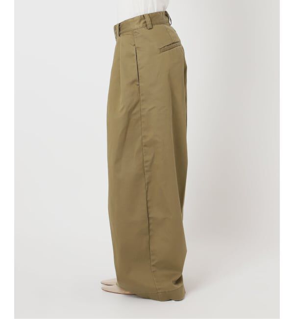 Plage「R&rsquo;IAM Super wide CHINO パンツ」|チノ|