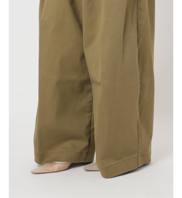 Plage「R&rsquo;IAM Super wide CHINO パンツ」|チノ|