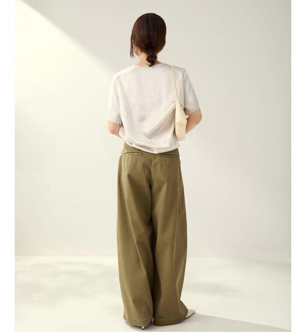Plage「R&rsquo;IAM Super wide CHINO パンツ」|チノ|