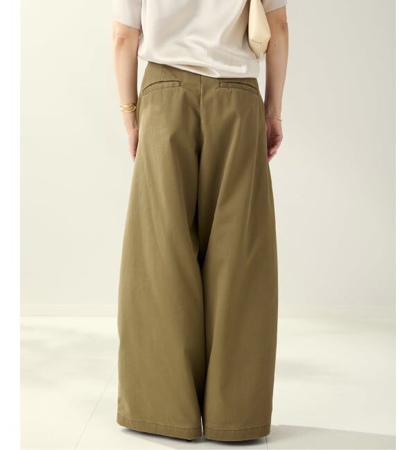 Plage「R&rsquo;IAM Super wide CHINO パンツ」|チノ|