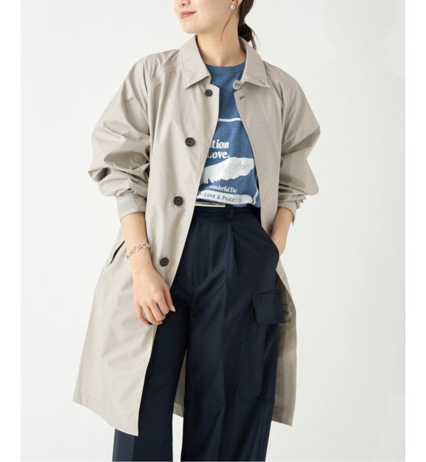 IENA「THE NORTH FACE/ノースフェイス コンパイルライトコート NP12561」|ステンカラーコート|ナチュラル