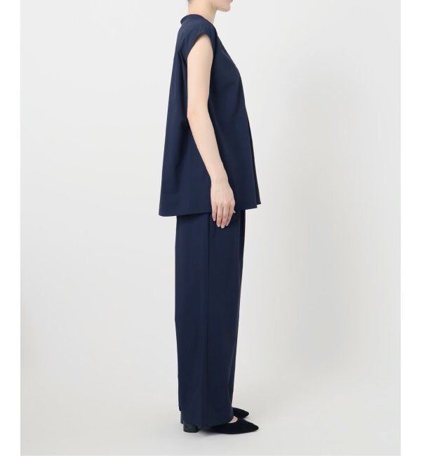 SLOBE IENA「《2枚セット/防しわ性/撥水/接触冷感//追加》ナイロンブラウス&times;パンツセット」|シャツ・ブラウス|