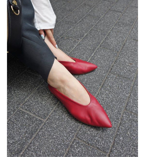 SLOBE IENA「《一部WEB限定/追加》BONITAS/ボニータス レザーポインテッドパンプス」|その他|