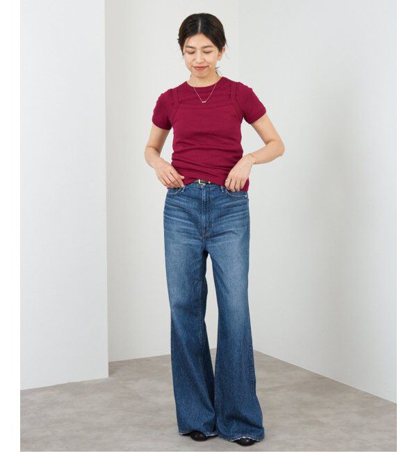 IENA「upper hights/アッパーハイツ 別注 THE RUTH ルーズフレアデニム」|デニム|