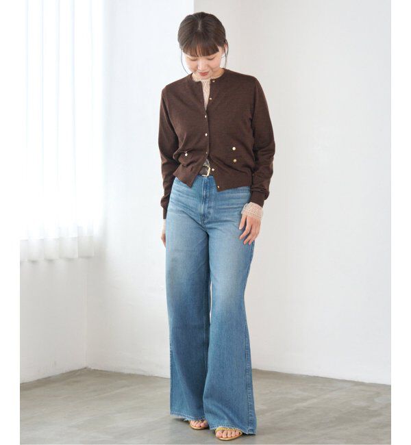 IENA「upper hights/アッパーハイツ 別注 THE RUTH ルーズフレアデニム」|デニム|
