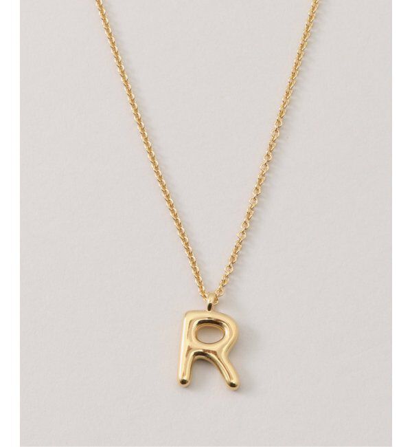 IENA「JOSEPHINE STUDIO/ジョセフィン・ストゥディオ LETER CHARM SMALL R ネックレス」|ネックレス|ゴールド