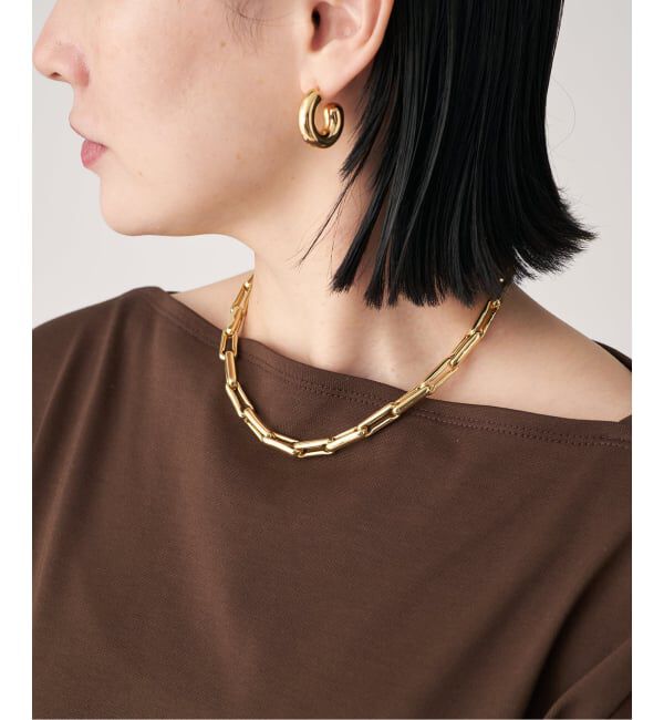 VERMEIL par iena「eliou エリウ CLAIRE ネックレス NSCLA704 ゴールド」|ネックレス|ゴールド