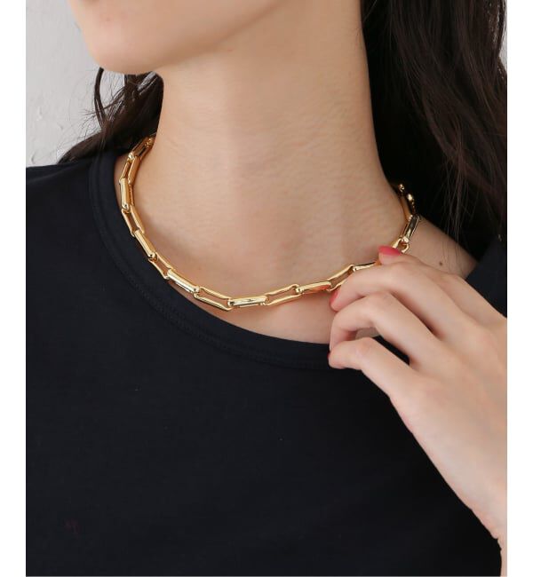 VERMEIL par iena「eliou エリウ CLAIRE ネックレス NSCLA704 ゴールド」|ネックレス|