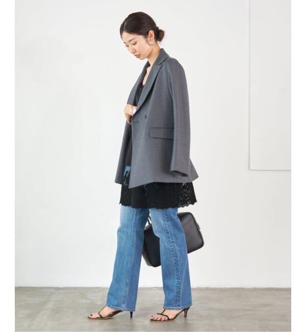 IENA「《追加》Satinレース キャミソールワンピース」|ワンピース|