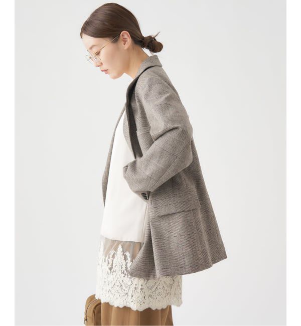 IENA「《追加》Satinレース キャミソールワンピース」|ワンピース|