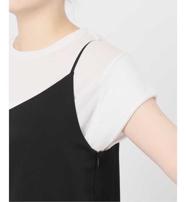 IENA「《追加》Satinレース キャミソールワンピース」|ワンピース|