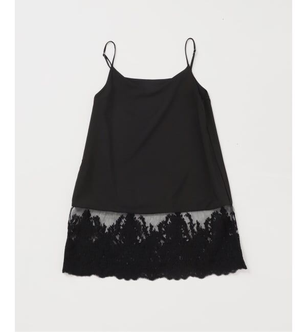 IENA「《追加》Satinレース キャミソールワンピース」|ワンピース|