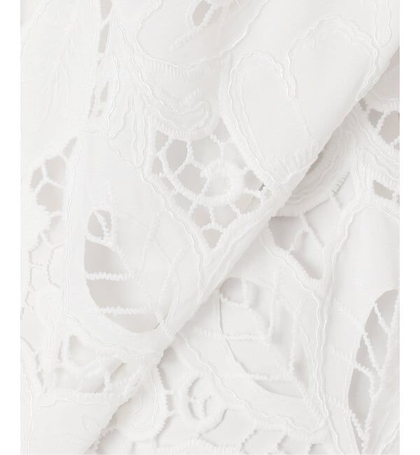 IENA「《予約》フラワーコードレーススカート」|スカート|