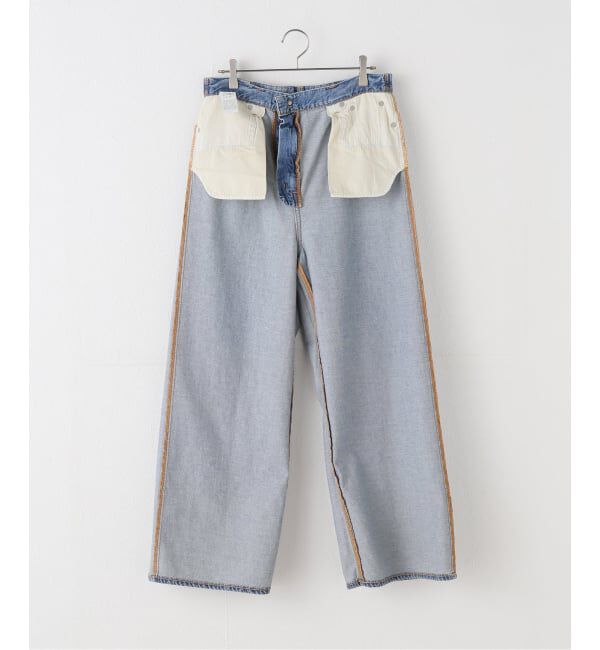 IENA LA BOUCLE「NEEDBY heritage/ニードバイヘリテージ HUNK 330304137IVB」|デニム|