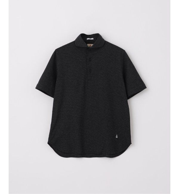 EDIFICE「GUY ROVER (ギローバー) 別注 ジャージーカッタウェイポロシャツ」|ポロシャツ|ブラック