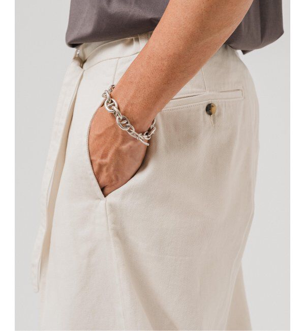 EDIFICE「LE JEAN(ルジーン) デニム ベルテッド トラウザー」|デニム|