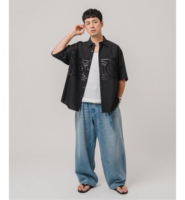 EDIFICE「LE JEAN(ルジーン) デニム ベルテッド トラウザー」|デニム|