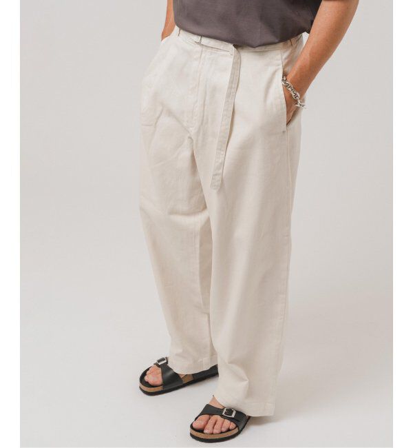 EDIFICE「LE JEAN(ルジーン) デニム ベルテッド トラウザー」|デニム|