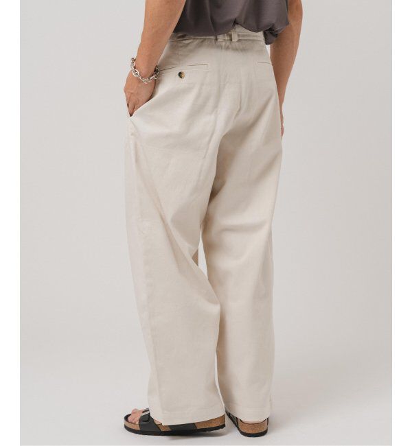 EDIFICE「LE JEAN(ルジーン) デニム ベルテッド トラウザー」|デニム|