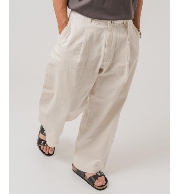 EDIFICE「LE JEAN(ルジーン) デニム ベルテッド トラウザー」|デニム|