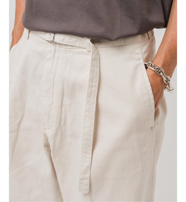 EDIFICE「LE JEAN(ルジーン) デニム ベルテッド トラウザー」|デニム|