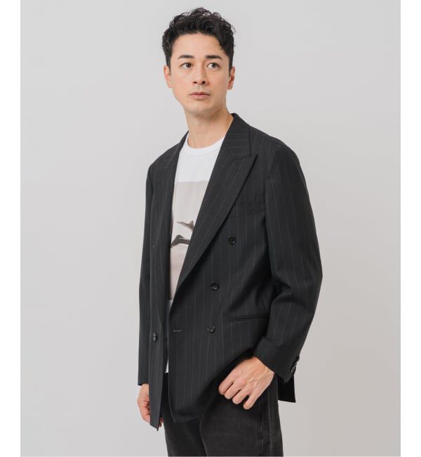 EDIFICE「《予約》COUTURE D&rsquo;ADAM (クチュール ド アダム)  別注 Double JK Stripe」|テーラードジャケット|