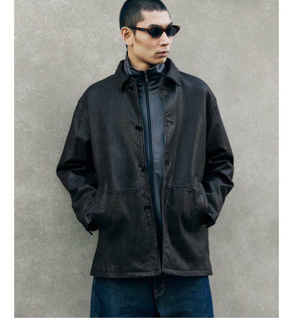 JOURNAL STANDARD ゴートレザー ダッズカバーオール ゴートレザー ダッズカバーオール（JOURNAL STANDARD）｜ルミネの