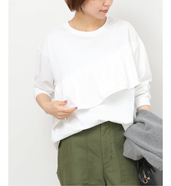 JOURNAL STANDARD relume「《WEB限定追加》フリルプルオーバーロングスリーブ」|Tシャツ・カットソー|