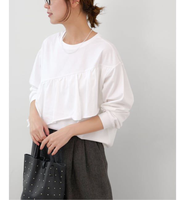 JOURNAL STANDARD relume「《WEB限定追加》フリルプルオーバーロングスリーブ」|Tシャツ・カットソー|