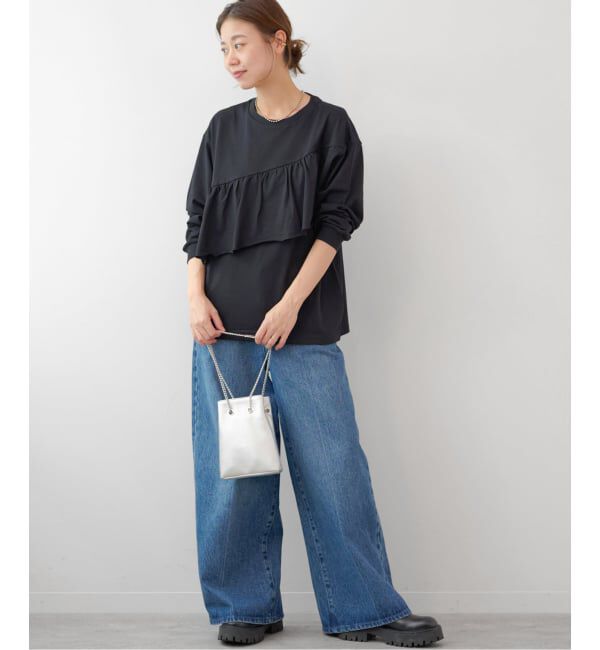 JOURNAL STANDARD relume「《WEB限定追加》フリルプルオーバーロングスリーブ」|Tシャツ・カットソー|