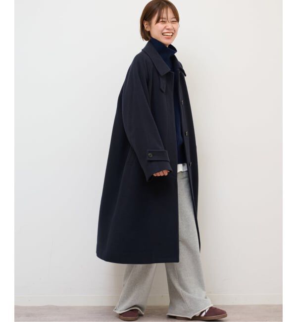 尾州ウールスーパー100ステンカラーコート（JOURNAL STANDARD relume