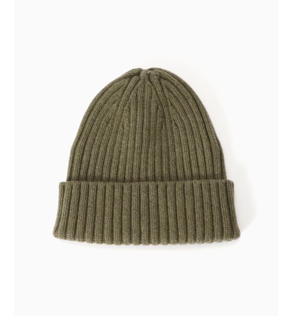 JOURNAL STANDARD「SAVE KHAKI UNITED / セーブ カーキ ユナイテッド リサイクル ウール ビーニー」|ニット帽|グリーン