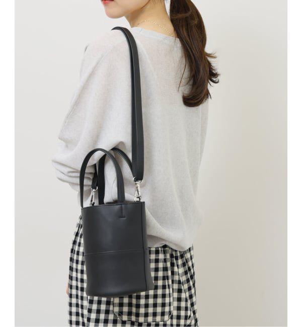 JOURNAL STANDARD relume「《予約》［26SS新作］【VELETTO/ヴェレット】ツツガタショルダーBAG」|ショルダー・メッセンジャー|ブラック