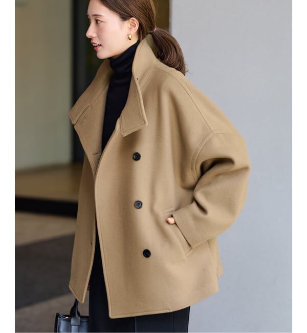 FRAMeWORK「≪追加≫メルトンコクーンコート3」|その他|キャメル