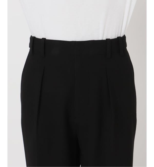 Spick and Span「《手洗い可 / 追加》起毛タックテーパードパンツ」|スラックス|