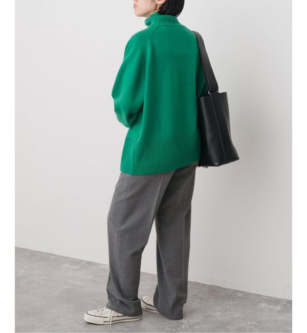 Spick and Span「《手洗い可 / 追加》起毛タックテーパードパンツ」|スラックス|