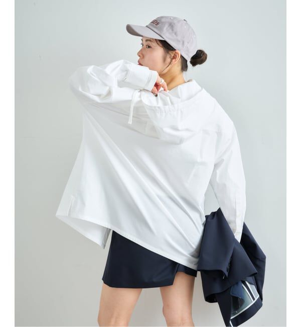 U by SPICK&SPAN「《予約》オーバーフードシャツ」|シャツ・ブラウス|