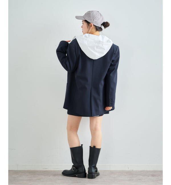 U by SPICK&SPAN「《予約》オーバーフードシャツ」|シャツ・ブラウス|