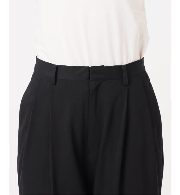 U by SPICK&SPAN「《予約》シアースラックスパンツ」|スラックス|