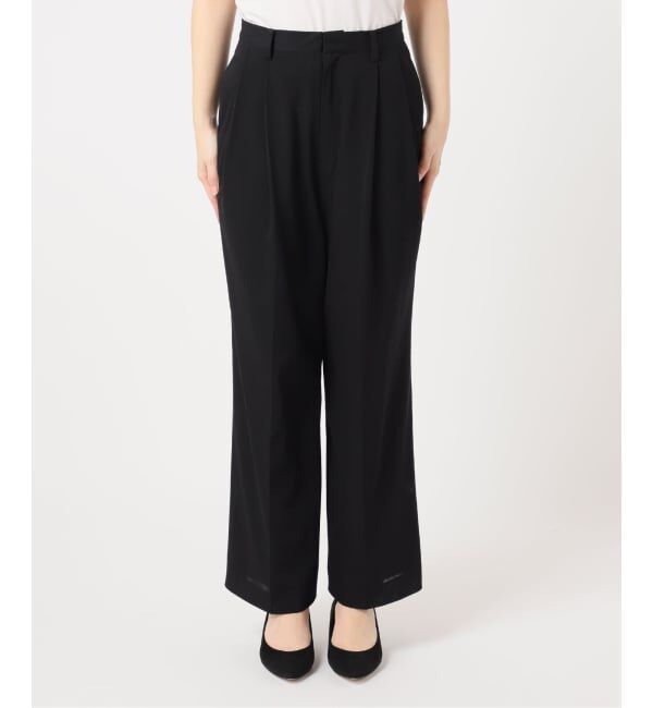 U by SPICK&SPAN「《予約》シアースラックスパンツ」|スラックス|