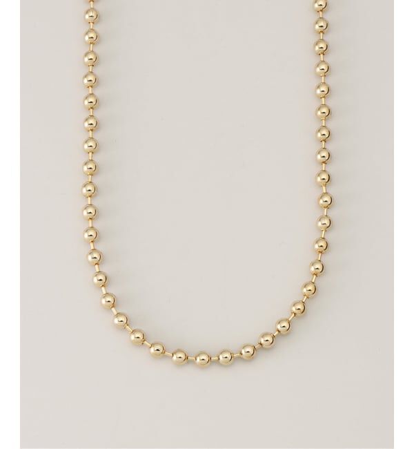  「La Totalite ボールチェーンネックレス」|ネックレス|ゴールド