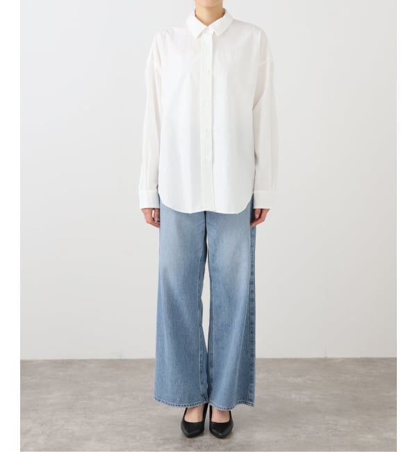  「【洗える】Munich/ミューニック バックコクーンシャツ」|シャツ・ブラウス|