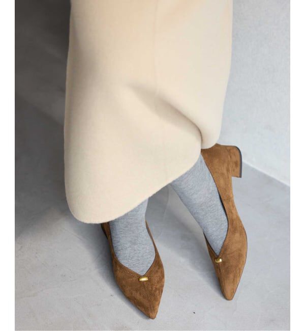  「《追加》3cmVカットメタルパンプス」|パンプス|