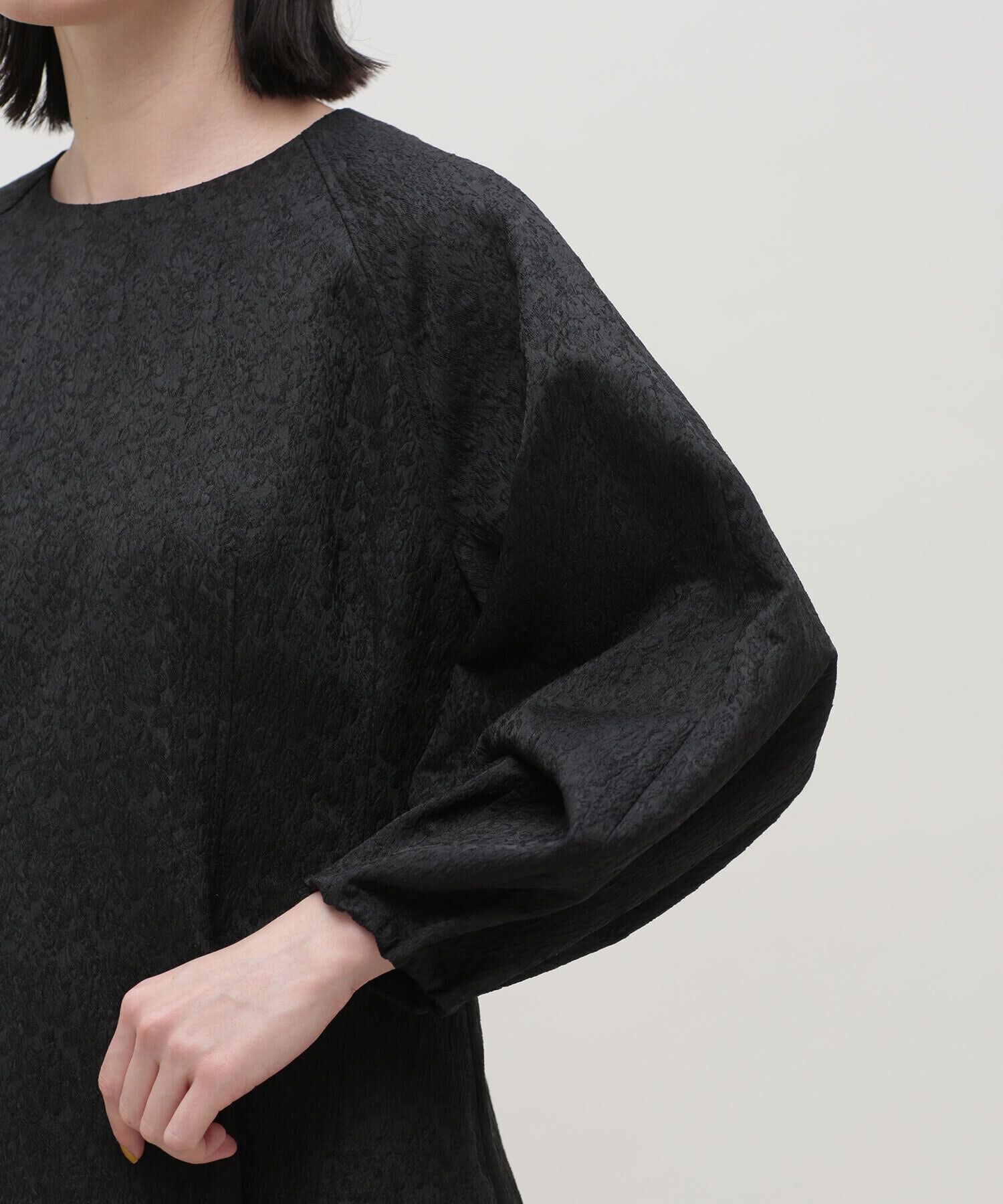 nano･universe「LB.03/フォルムジャガードワンピース」|ワンピース|