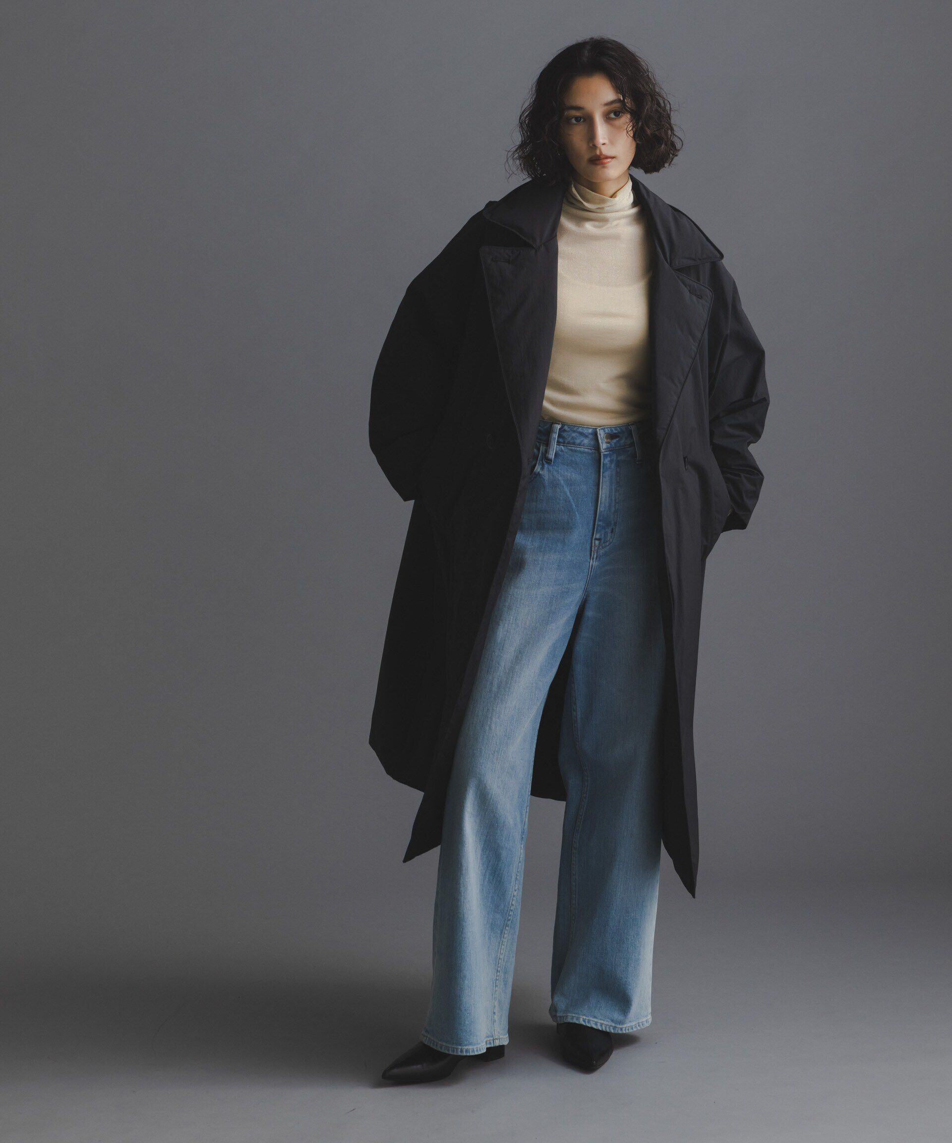 nano･universe「「西川ダウン(R)」リバーシブルライトコート」|ダウン|