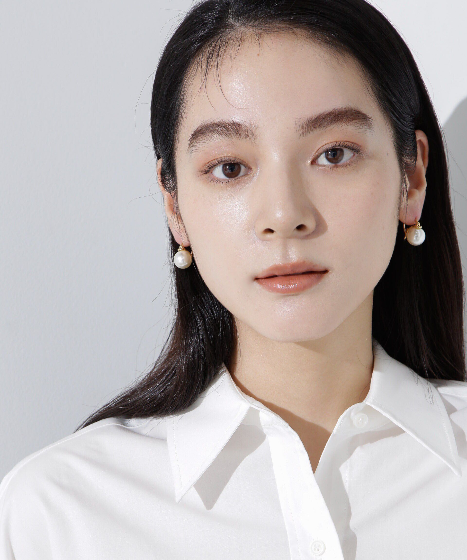 nano･universe「ドロップパールピアス」|ピアス|