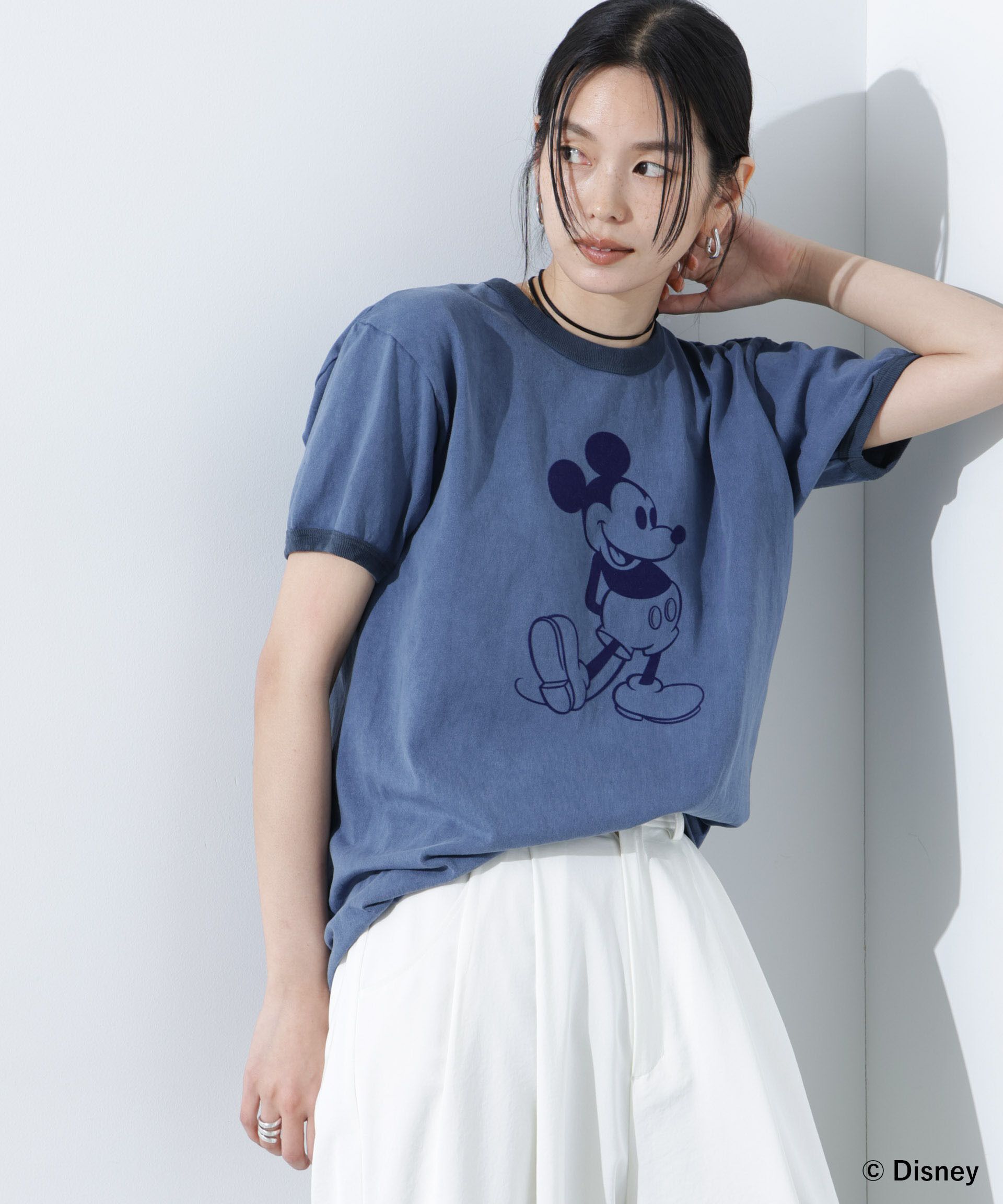 nano･universe「GOOD ROCK SPEED/MICKEY MOUSE/リンガーT」|Tシャツ・カットソー|