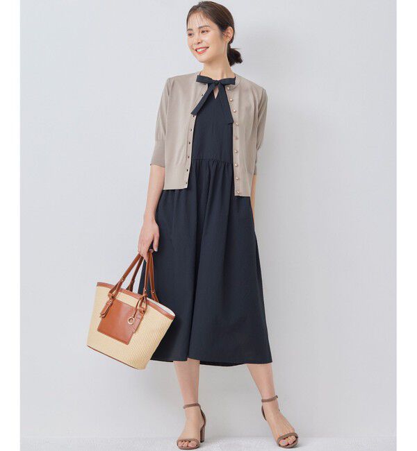 組曲「【洗える・6色展開】CANDYボタン 半袖カーディガン」|カーディガン|