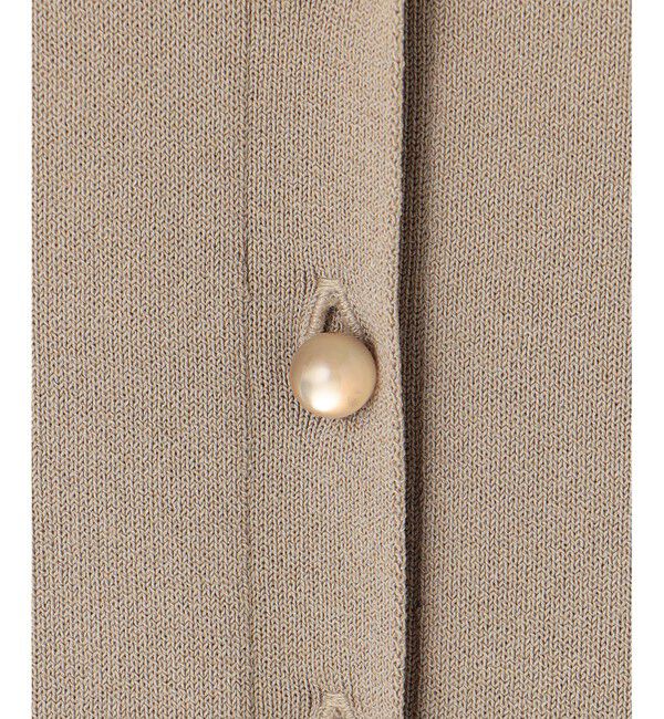 組曲「【洗える・6色展開】CANDYボタン 半袖カーディガン」|カーディガン|